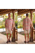 Hand Printed Rayon Shirt Hand Printed Rayon Shirt